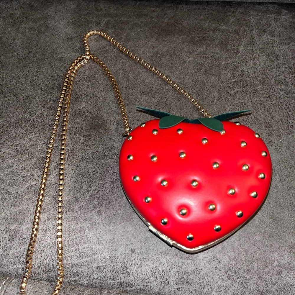 Strawberry Red Chain Bag